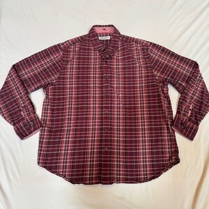 Tommy Bahama Men's Plaid Button Front Shirt - Large